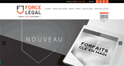 Desktop Screenshot of force-legal.com