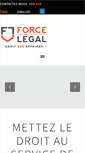 Mobile Screenshot of force-legal.com